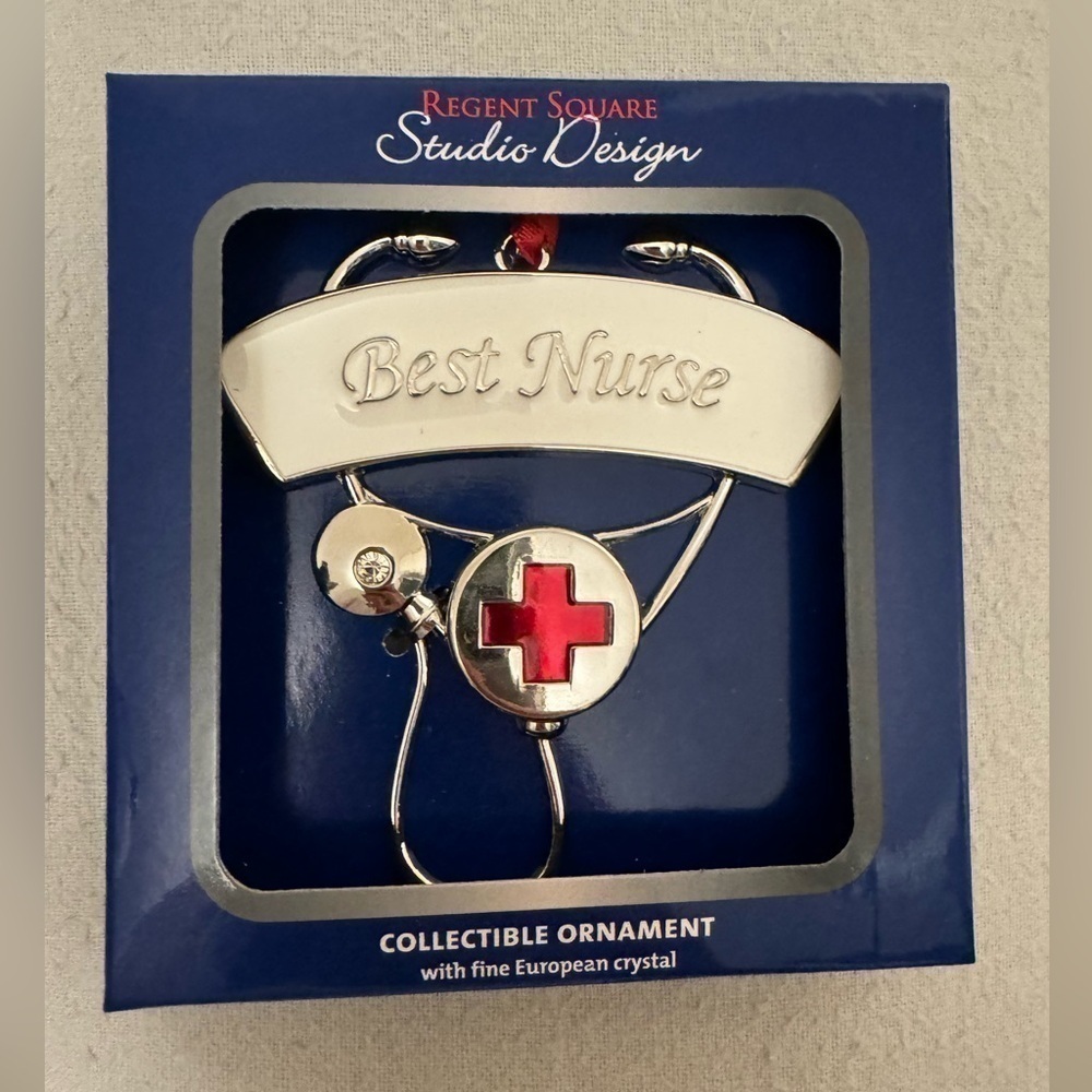 Best nurse ever collectible‎ ornament